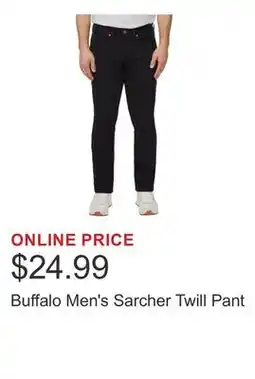 Costco Buffalo Men's Sarcher Twill Pant offer