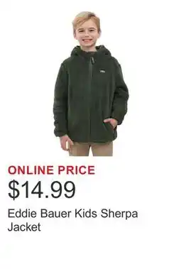 Costco Eddie Bauer Kids Sherpa Jacket offer