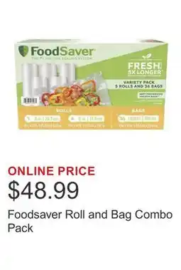 Costco Foodsaver Roll and Bag Combo Pack offer
