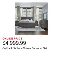 Costco Collins II 5-piece Queen Bedroom Set offer