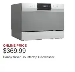 Costco Danby Silver Countertop Dishwasher offer