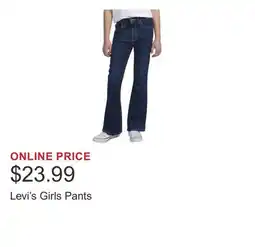 Costco Levi's Girls Pants offer