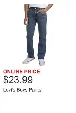 Costco Levi's Boys Pants offer