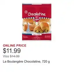 Costco La Boulangère Chocolatine, 720 g offer