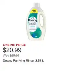 Costco Downy Purifying Rinse, 2.58 L offer