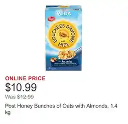 Costco Post Honey Bunches of Oats with Almonds, 1.4 kg offer