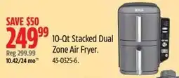 Canadian Tire Ninja stacked dual zone air fryer offer