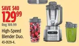 Canadian Tire Ninja high speed blender duo offer