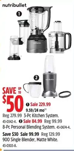 Canadian Tire Nutribullet kitchen system offer