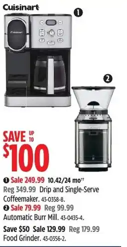 Canadian Tire Cuisinart food grinder offer