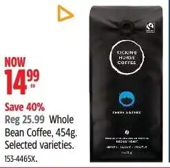 Canadian Tire Whole bean coffee offer