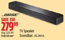 Canadian Tire Bose tv speaker soundbar offer