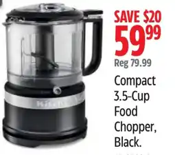 Canadian Tire Kitchenaid Compact 3.5-Cup Food chopper black offer