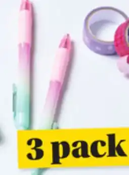 Giant Tiger 3 pack ballpoint pens offer