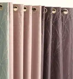 Giant Tiger Jacquard foamback curtain offer
