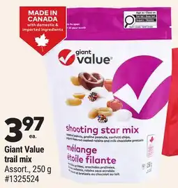 Giant Tiger Giant Value trail mix offer