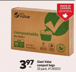 Giant Tiger Giant Value Compost bags offer