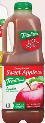 Giant Tiger 1.5 L Tradition apple cider offer