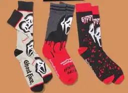 Giant Tiger Women's or men's 3 pack licensed socks offer