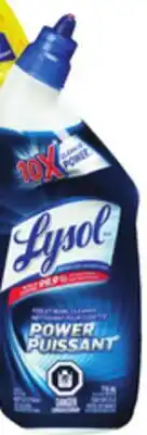 Giant Tiger Lysol all-purpose cleaner or toilet bowl cleaner offer