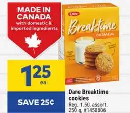 Giant Tiger Dare Breaktime cookies offer