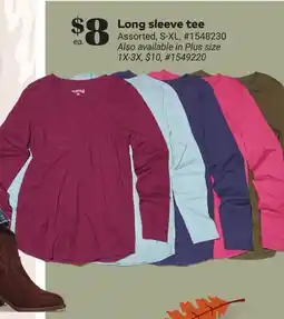 Giant Tiger Long sleeve tee offer
