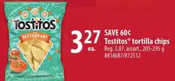Giant Tiger Tostitos tortilla chips offer