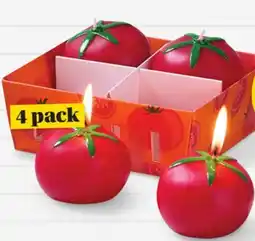 Giant Tiger 4 pack unscented tomato candles offer