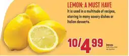 Marché Adonis Lemons offer