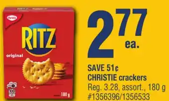 Giant Tiger CHRISTIE crackers offer
