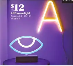 Giant Tiger LED neon light offer