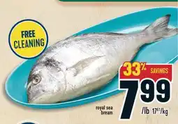 Marché Adonis Royal sea bream offer