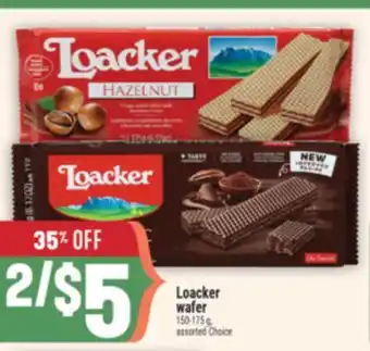 Marché Adonis Loacker wafer offer