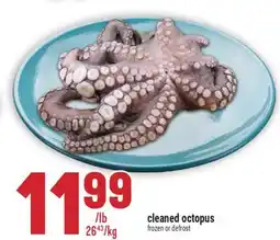 Marché Adonis Cleaned octopus offer