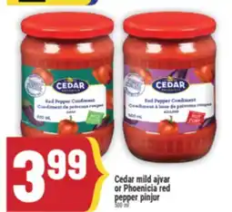 Marché Adonis Cedar mild ajvar or Phoenicia red pepper pinjur offer