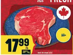 Marché Adonis Beef rib steak halal offer