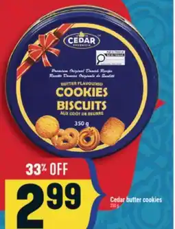 Marché Adonis Cedar butter cookies offer