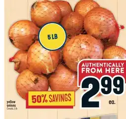 Marché Adonis Yellow onions offer