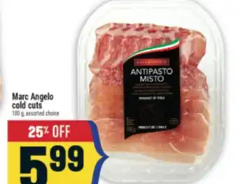 Marché Adonis Marc Angelo cold cuts offer