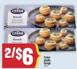 Marché Adonis Cedar phyllo dough offer