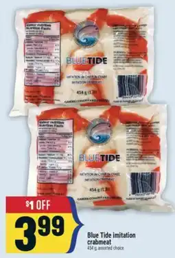 Marché Adonis Blue Tide imitation crabmeat offer