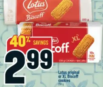 Marché Adonis Lotus original or XL Biscoff cookies offer