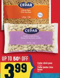 Marché Adonis Cedar chick peas offer