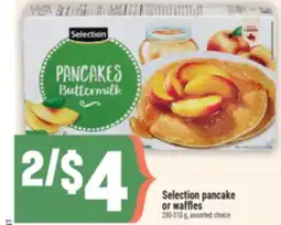 Marché Adonis Selection pancake or waffles offer