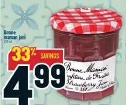 Marché Adonis Bonne maman jam offer