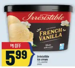 Marché Adonis Irrésistible ice cream offer
