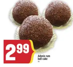 Marché Adonis Adonis rum ball cake offer