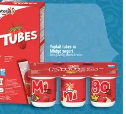 Marché Adonis Yoplait tubes or Minigo yogurt offer