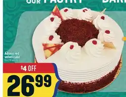 Marché Adonis Adonis red velvet cake offer