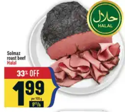 Marché Adonis Solmaz roast beef Halal offer